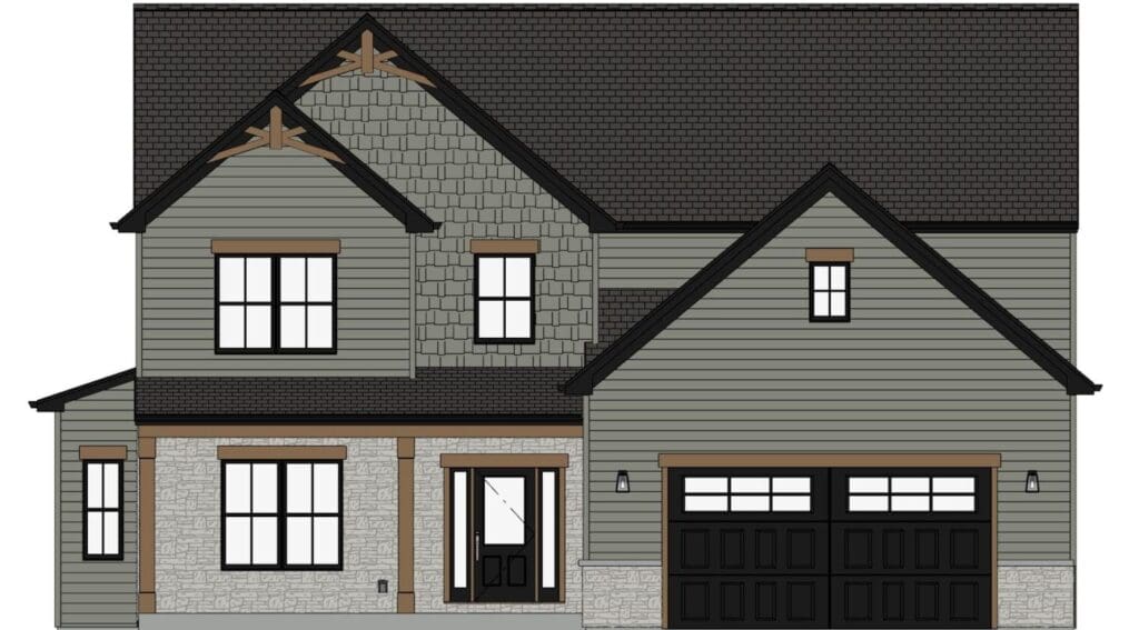 The Reese 4 Front Elevation